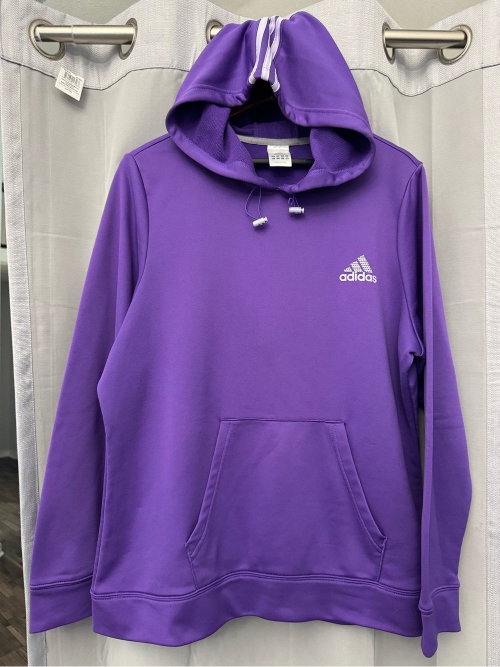 Adidas Womens Purple Hoodie Sweatshirt - XL